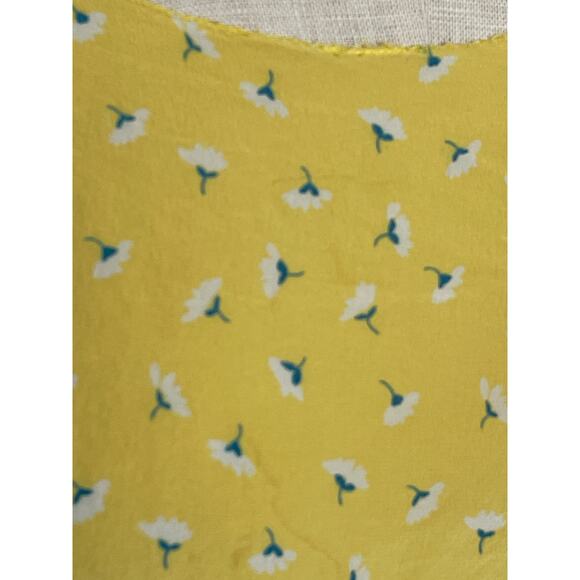 Joie Silk Yellow Floral Peplum Top - Picture 4 of 8